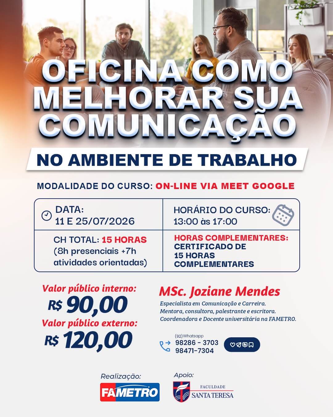 Oficina Como Melhorar sua Comunicação